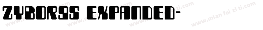 Zyborgs Expanded字体转换
